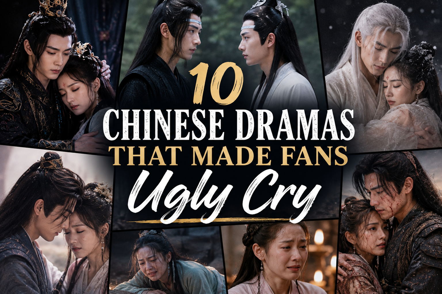 According to hundreds of drama fans, these are the Chinese dramas that delivered the biggest emotional impact.